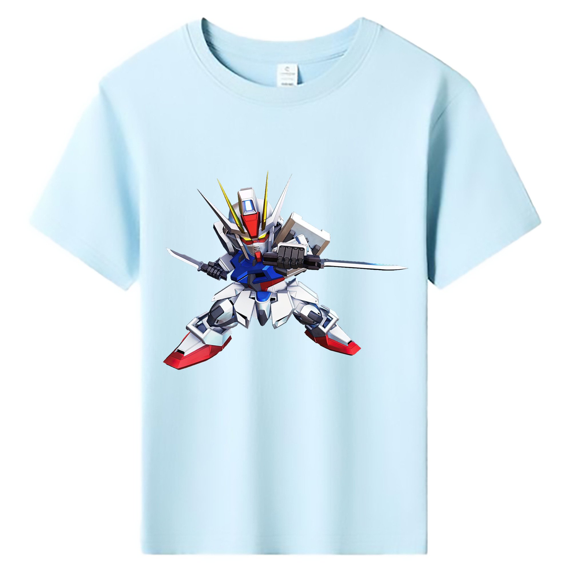 （画像用） 機動戦士ガンダム Mobile Suit Gundam 綿100％キッズTシャツ（フロントプリント）